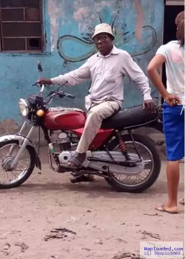 This photo of a bike man has gone viral, and here